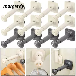 Cần lưu trữ khăn MARGREDY, Giá phơi cốc hút gấp, Giá treo tường bền có thể thu vào Giá sắp xếp