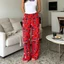 Quần Pyjama mùa đông ấm cúng dành cho nữ – Hello Kitty Spiderman Crossover Soft Flannel Lounge Pants