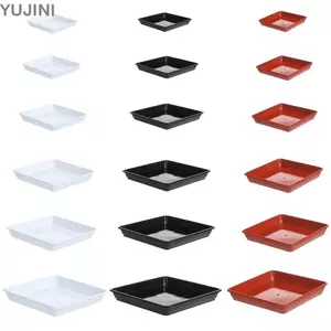 YUJINI 1 Cái Khay Nhỏ Giọt Chậu Hoa Vườn Nặng Khay Nhựa Đĩa