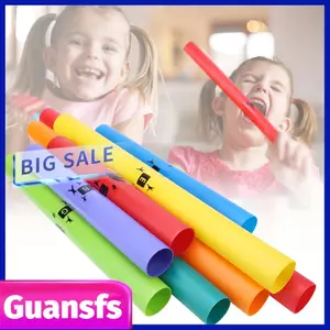 Guansfs Drfeify Âm Thanh Ống 8 Cái Nhạc Cụ Gõ Nhựa Nhiều Màu Sắc Quãng Tám Bộ Đồ Chơi Âm Nhạc Cho KidsOrff Trẻ Em Nhạc Cụ