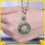 Mới Vintage Tre Nelace, Mặt dây chuyền ngọc giả sang trọng và độc đáo nhẹ nhàng, Phương pháp cổ xưa Totem Nelace, Dây chuyền cổ hoa