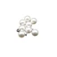 0#仿珍珠 Áo Sơ Mi Cổ Nút Ngọc Trai Nút Sườn Xám Nút Chống chói 6.23 2X7B