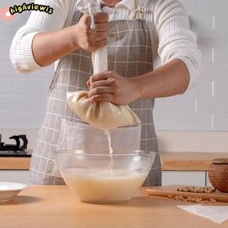 Bộ lọc đậu phụ HIGHVIEWLS, Túi lọc vải phô mai Nylon, Bộ lọc gia vị có thể tái sử dụng tốt cho sức khỏe