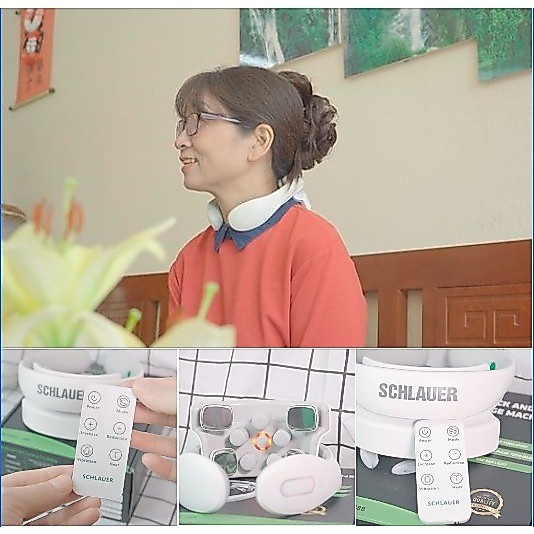 Máy Massage Cổ Vai Gáy ,Máy Mát Xa Cổ Xung Điện Giúp Hết Sạch Đau Mỏi Cổ Chỉ 5 Phút, Máy Massage Cổ