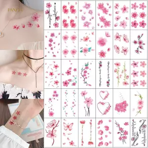 PNPIA- 30 Chiếc Hoa Anh Đào Series Hình Xăm Gợi Cảm Stiers Nhỏ Tươi Hình Xăm Stiers Giấc Mơ Hoa Mô Phỏng Tạm Thời Hình Xăm Stiers