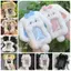 Hộp đựng thẻ ảnh PYCOU, Thỏ tai to / Border Collie Đa chức năng Photocard, Phim hoạt hình Thỏ sang trọng / Chó / Mèo Thẻ Học sinh