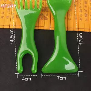Lược Massage Nhựa HFSHY, Máy Mát Xa Đầu & Mặt Bằng Tay Cho Tai Mũi Da Đầu, Di Động Nhẹ Cho Du Lịch Văn Phòng Tại Nhà VN