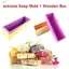Khuôn Xà Phòng Silicon ZENZON, Khuôn Làm Xà Phòng Hình Chữ Nhật 1200ml, Chống Dính DIY Handmade Xà Phòng Silicon Linh Hoạt Thủ Công Hình Chữ Nhật Khuôn Xà Phòng Phụ Kiện Nướng Bánh