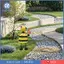 Kim loại mộc mạc Bee Điêu khắc thu nhỏ Đạo cụ trang trí sân vườn lớn Tượng ngoài trời cho hành lang hiên nhà