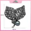 MYPANDA Kim Cương Giả Hoa Thắt Nơ Thổ Cẩm Dành Cho Nữ Vintage Thanh Lịch Lớn Trâm Cài Áo Mùa Đông Áo Len Thổ Cẩm Chất Lượng Cao.