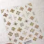 Màu Ấm Dòng Màu Sắc Bohemian Phong Cách Dân Tộc Dán Làm Móng Tay Nổi Ba Chiều In Hình Dán Móng Tay