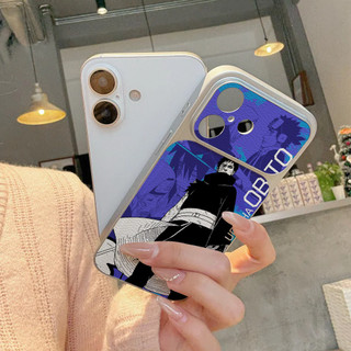 Uchiha Madara & Obito ỐP đIệN ThoạI Cho IPhone 17/16/PRO Max/15PLUS/14/13/12/11Mạ kim loại kết hợp dán bề mặt da