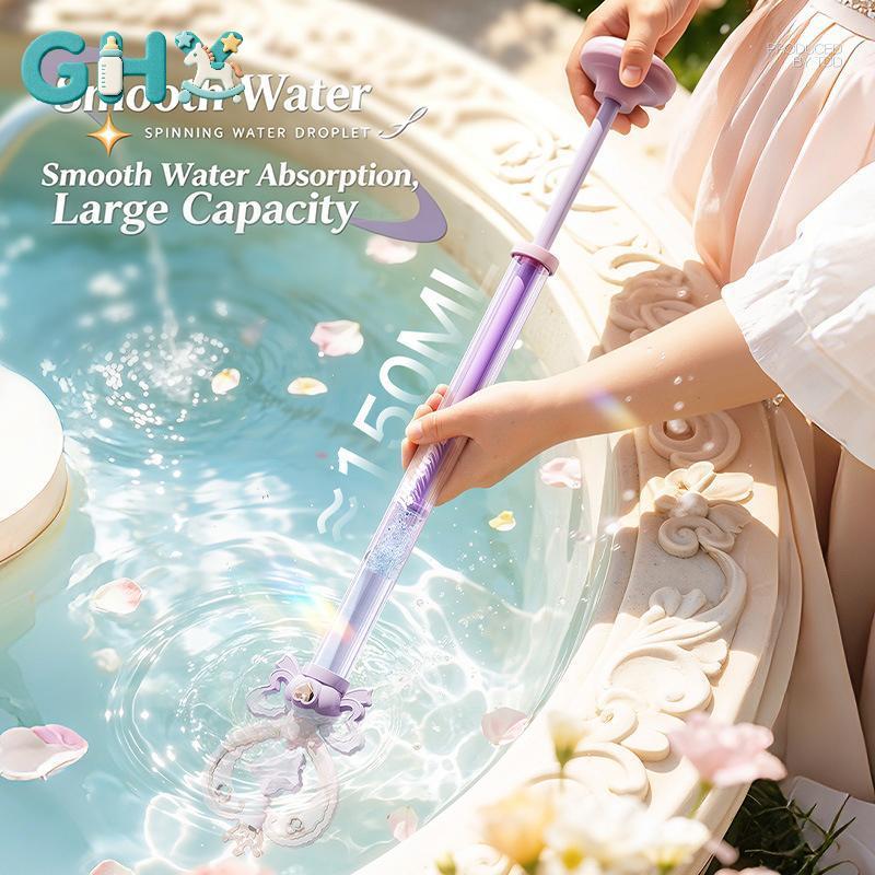 GHX Công Chúa Magic Water Wand Xoay Kéo Phóng Pháo Nước Hoạt Động Dễ Dàng Trẻ Em Mùa Hè Ngoài Trời Chơi Đồ Chơi VN