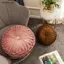 Nhẹ Sang Trọng Màu Trơn Hà Lan Nhung Bí Ngô Sofa Gối Tay Khâu Bánh Xe Hình Ghế Eo Gối Đệm [VN]