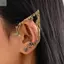 AWNGD 1 Cặp Bông Tai, Goth Fairy Elf Tai Tinh Tế Nữ Bông Tai, Halloween Vintage Trang Sức Trang Sức Tai