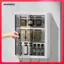 Dụng cụ trang điểm Tủ treo tường Chất liệu PP trắng Bộ lưu trữ đa chức năng cho phòng tắm Vanity