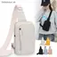 # HB # Túi đeo chéo Mini Túi đeo chéo ngực Nylon Bapa Túi đeo vai nhẹ thông thường dành cho nam giới Du lịch các hoạt động ngoài trời.