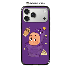 Ốp điện thoại từ tính cho bé trai trong vỏ cà tím cho IPhone 15 14 13 16 Plus 17Pro Max 17 Vỏ khí chống sốc Vỏ bảo vệ lưng