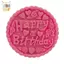 Khuôn nướng bánh silicon chúc mừng sinh nhật Sugarcraft Chocolate Cupcake Khuôn nướng bánh kẹo mềm Dụng cụ trang trí bánh ELWW