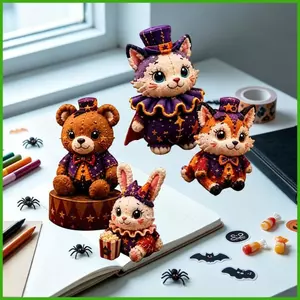 DIY Quilting Bộ May Handmade Nhân Vật Vui Nhộn Cảm Thấy Thủ Công Halloween DIY Quilting Kit Dành Cho Người Lớn Người Mới Bắt Đầu wipqsvn