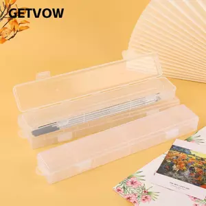 Hộp Bảo Quản GETVOW, Bút Nhựa Dung Tích Lớn, Bút Chì Đa Năng Trong Suốt Nghệ Thuật Thủ Công