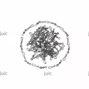 JUIC 50 Chiếc Đầu Nối Chụp Câu Cá Có Pin Bền Vòng Chắc Chắn Thép Không Gỉ Chịu Lực Thùng