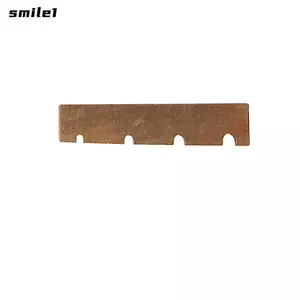 Đai ốc đàn guitar bass bằng đồng thau SMILE, Màu đồng thau có rãnh trước 4 dây Bass Nut, Chất liệu đồng thau 4 dây chuyên nghiệp Điện Bass Nut Đàn guitar bass điện
