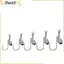 Móc Jigging, Móc Hỗ Trợ 2X Móc Kim Loại Tốc Độ Cao Mạnh Mẽ, Thìa Bền Spinner Vòng Bi Đơn Xoay 1 / 0 2 / 0 3 / 0 Móc Kim Sa Lấp Lánh Xoay Câu Cá