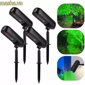 Đèn rửa tường, Đèn chiếu sáng chống nước 2 trong 1, Đèn tường có thể xoay được độ sáng cao Trang trí sân vườn