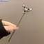 Bluelover Retro Phong Cách Trung Hoa Kẹp Tóc Hoa Mực Màu Hoa sel Tóc Sti Dành Cho Nữ Thanh Lịch Đuôi Ngựa Giá Đỡ Trang Sức Phụ Kiện Tóc Mới
