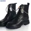 Bluelover Gothic Punk Boot Trang Trí Giày Dây Xích Dễ Dàng Giảm Bule Cơ Chế Lý Tưởng DIY Giày Phụ Kiện Mới