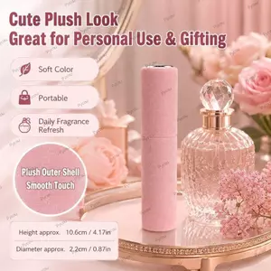 Bình Nước Hoa Mini PYCOU, Bình Xịt Có Thể Đổ Lại 10ml, Hộp Đựng Mỹ Phẩm Lỏng Chống Rò Rỉ Thời Trang Cho Nữ Bé Gái