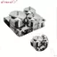 AFTEROF 3 Chiếc Bột Móng Tay Bằng Thép Không Gỉ Dappen Dish, Cốc Bảo Quản Chất Lỏng Acrylic Dính Bề Mặt Mịn Chắc Chắn, Có Nắp Đựng Bột Móng Tay Kim Loại Dày