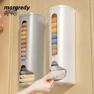 MARGREDY Túi Đựng Rác, Hộp Bảo Quản Đồ Lót Tiết Kiệm Không Gian Chống Bụi, Tự Dính Phong Cách Đơn Giản Dung Tích Lớn Quần Lót Tất Sắp Xếp