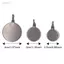 Jfory 3 chiếc Spinner Target Plinking Target Dia. 2.5 / 3 / 4cm cho bề mặt thẳng đứng