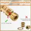 Ổ cắm ren lục giác bên trong 1 / 4 "Bộ lắp phích cắm ống nam NPT- 30 chiếc để kết thúc Bộ phích cắm ống đóng cửa lục giác