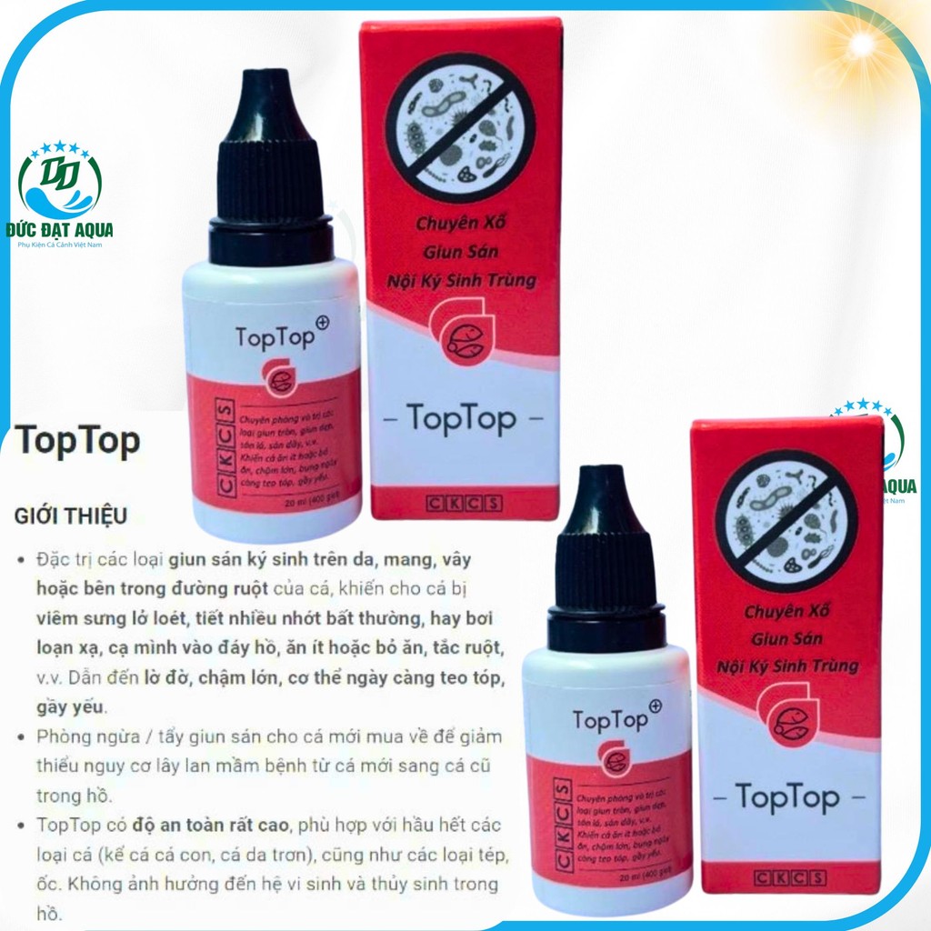Anti stress - Parakill - Top Top Dưỡng cá,nấm đốm trắng, cá cảnh cá thủy sinh, hàng chính hãng 6
