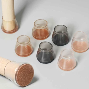 Bộ 4 Bọc Chân Bàn Bọc Chân Ghế Silicon bảo vệ chân ghế - Chống Xước Sàn nhà, Chống Ồn loại tốt-GIOVA
