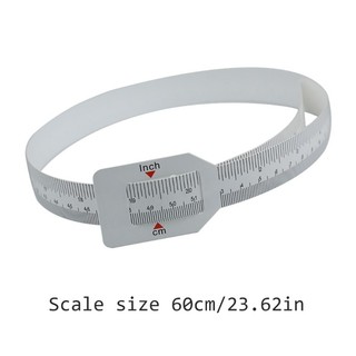 QUIM 2 Cái Băng Đo Chu Vi Đầu Nhựa 60cm Dụng Cụ Chính Xác Cho Bé Kid