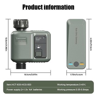 Van Nước Tưới Cây Tự Động Qua Điện Thoại WIFI HCT 633 & 636 Điều Khiển Từ Xa Chống Nước IPX5