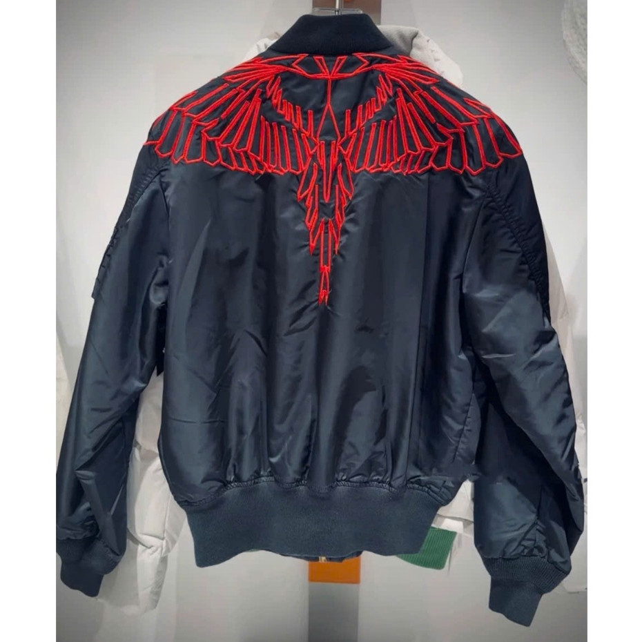 Áo Bomber Burlon Thêu Chỉ Đỏ KCoset Áo Khoác Đại Bàng Dày Dặn Dáng Rộng Nam Nữ NA994