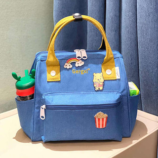 Phong Cách Nhật Bản Dạo Phố Nhỏ Túi Vuông Nữ Thường Ngày Đa Năng Túi Xách Vải Lanh Họa Tiết Một Vai Túi Túi Mẹ
