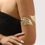 FF Lady Filigree Arm Chain Cuff Armlet Armlet Armband Open Bangle cho bãi biển Arm Chain dành cho nữ Thanh thiếu niên Armlet Lắc tay