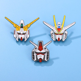 8 Cái / bộ Gundam RX-78Metal Pin Anime Mecha Trâm Cài Áo Khoác Túi & Mũ Phiên Bản Giới Hạn Sưu Tập