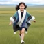 JVSUB Trẻ Em Áo Poncho Mông Cổ, Áo Len Giả Cổ Áo Cardigan Tua Rua Khăn Choàng, Len Nhân Tạo Thời Trang Phong Cách Dân Tộc Mùa Đông Ấm Áp Mũ Dệt Kim Cho Trẻ Em