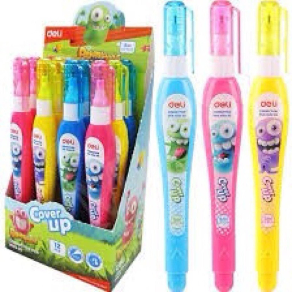 Bút xóa Deli 5ml cho bề mặt sửa lỗi nhanh chóng và chính xác, lý tưởng cho văn phòng.