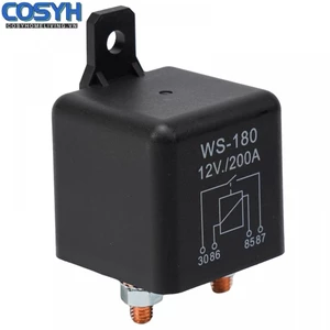 <cosyh>Isolator Relay 4Pin Accessories Car Dual Battery Parts Power Switch Truck