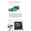 Btsg 12V Mô-đun điều khiển tốc độ quạt PWM Điều chỉnh Xoay núm 25kHz Tần số Hiệu suất ổn định