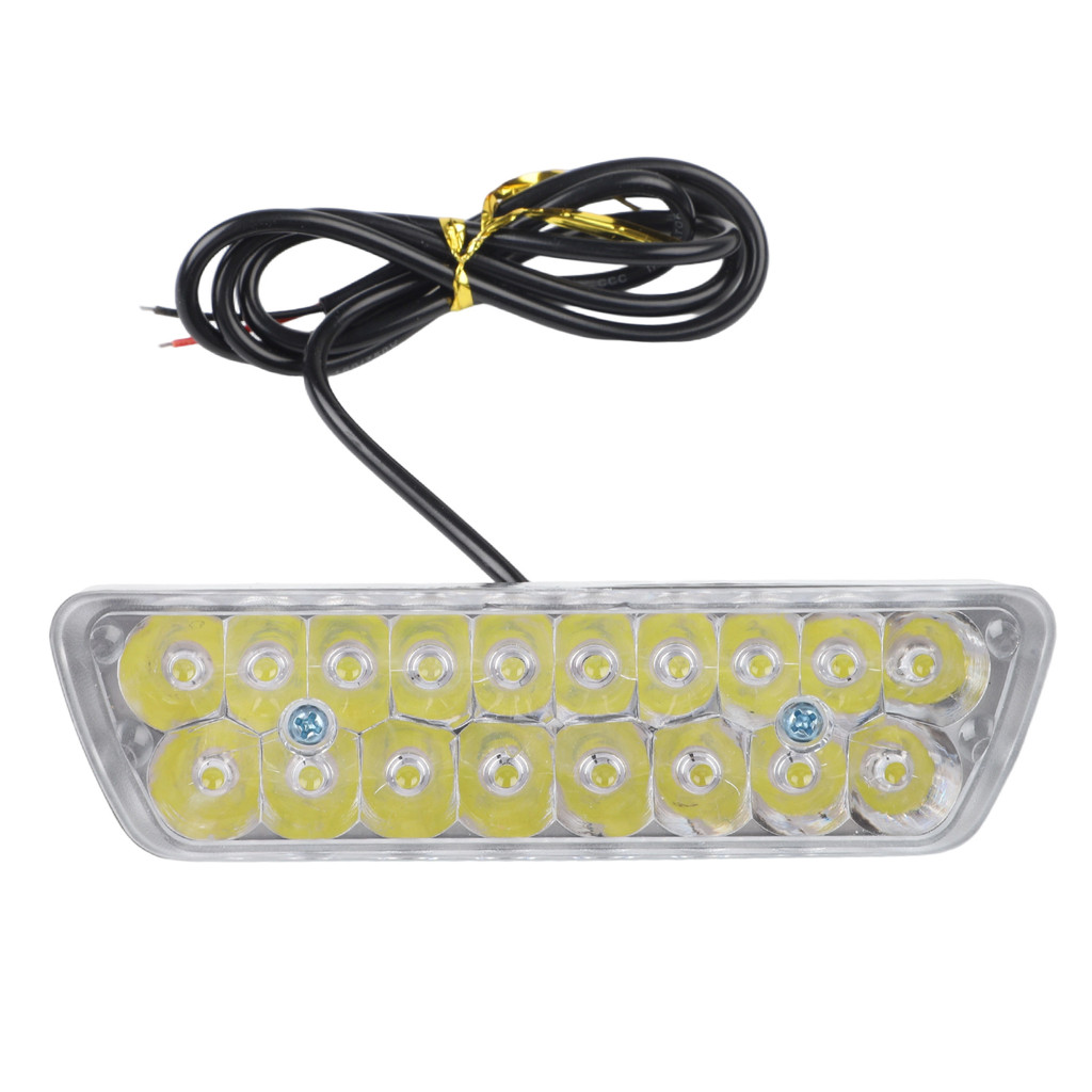 Đèn pha xe đạp điện 12V 85V E màu đen sành điệu Đèn xe đạp điện Đèn trước xe tay ga