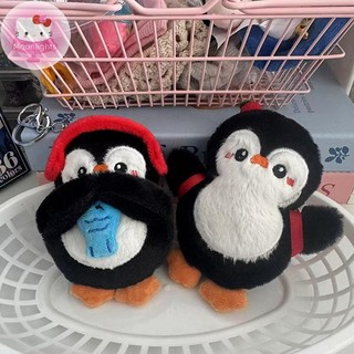 Moonlights Penguin Sang Trọng Móc Khóa Hoạt Hình Ba Lô Chim Cánh Cụt Mềm Nhồi Bông Búp Bê Mặt Dây Chuyền Xe Chìa Khóa Ba Lô Túi Trang Trí Trẻ Em Quà Tặng EN